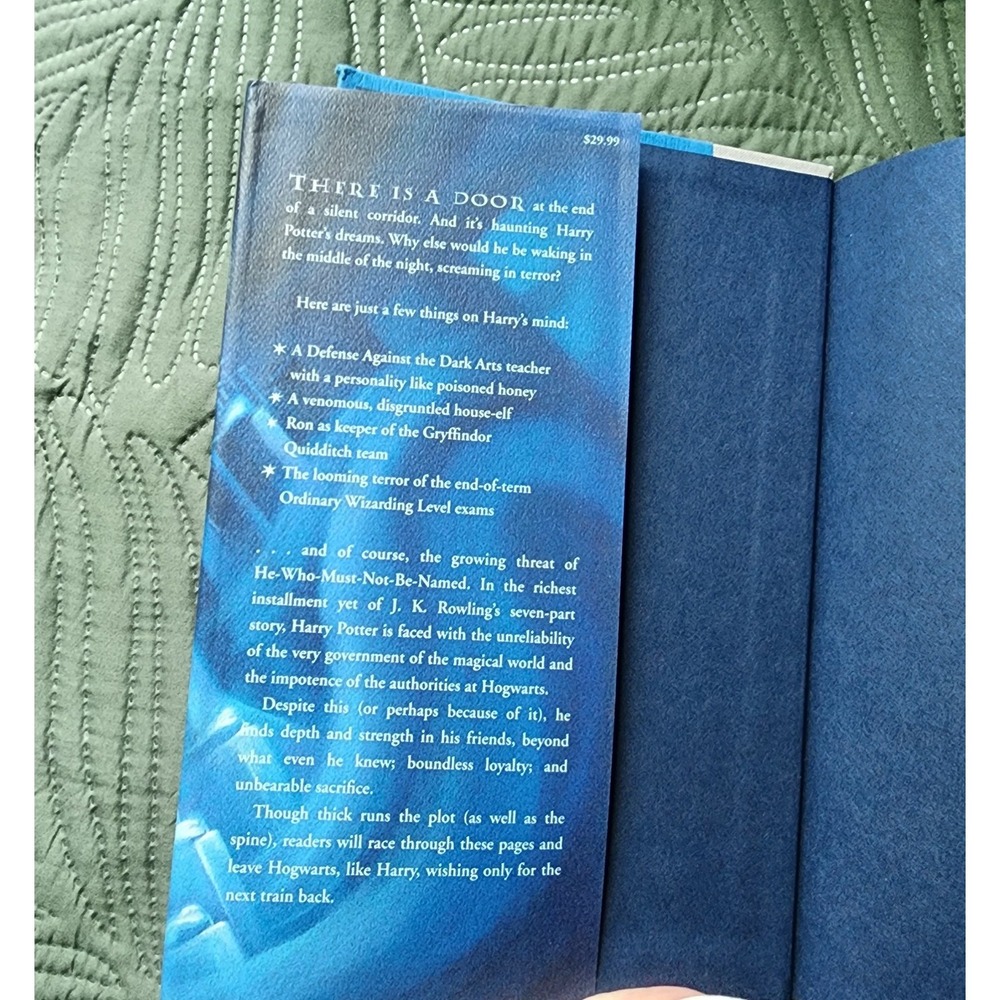 Harry Potter And‎ The Order of the Phoenix American 1st Edition Print JK Rowling - Picture 2 of 4